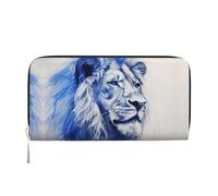 WZYCWB Las bolsas de mano de piel de cerdo con cremallera y tarjetero son perfectas para viajes o uso diario, El León Silencioso, Talla única