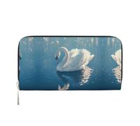 WZYCWB Las bolsas de mano de piel de vaca lechera con cremallera y tarjeteros, son perfectas para viajes o uso diario, Alcance medio del río Goose, Talla única