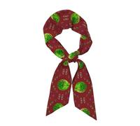 WZYCWB Las bufandas largas Big Eye Watermelon para mujer, corbatas de moda y decoraciones de sombrero se pueden utilizar como diademas o accesorios de bolso.