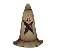 WZYCWB Line - Disfraz de estrella de cinco puntas con capucha con patrón M, accesorios para disfraz de fiesta de vacaciones