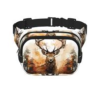 WZYCWB Little Deer Forest - Riñonera deportiva moderna y moderna, bolsa pequeña de viaje ligera