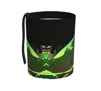 WZYCWB Lizard Looking Up at The Sky - Cubo de basura portátil para automóvil, práctico cubo de almacenamiento para automóvil, práctico, práctico y plegable, un artículo imprescindible para los coches.