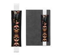 WZYCWB Los estuches para lápices de Day of the Dead Masks, los soportes para bolígrafos de PVC y los soportes para bolígrafos con bandas elásticas y marcadores son las mejores opciones de regalo.