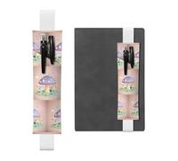 WZYCWB Los estuches para lápices de dibujos animados, los soportes para bolígrafos de PVC y los soportes para bolígrafos con bandas elásticas y marcadores son las mejores opciones de regalo.