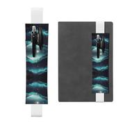 WZYCWB Los estuches para lápices Science Fiction Stars Diary, los soportes para bolígrafos de PVC y los soportes para bolígrafos con bandas elásticas y marcadores son las mejores opciones de regalo.