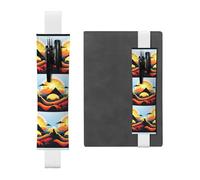 WZYCWB Los estuches para lápices Sunrise Mountain Diary, los soportes para bolígrafos de PVC y los soportes para bolígrafos con bandas elásticas y marcadores son las mejores opciones de regalo.