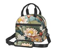 WZYCWB Lotus in The Pond - Bolsa de almuerzo pequeña con aislamiento adecuado para viajes, puede contener una lonchera