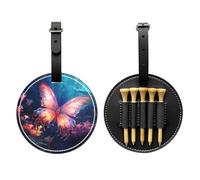 WZYCWB Magic Butterfly - Bolsa de almacenamiento para camisetas de golf con estampado especial, diseño de hebilla portátil para colgar