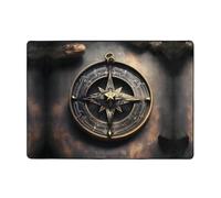 WZYCWB Magical Design Norse Runes Compass Pinting Alfombra de 80 x 58 pulgadas, pelo corto suave y esponjoso, adecuado para sala de estar, oficina, mesita de noche, balcón