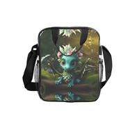 WZYCWB Magical Little Menglong - Bolso de hombro transparente con cremallera y correa para el hombro para mujeres y hombres, trabajo, compras