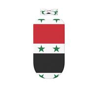 WZYCWB Manta para bebé con estampado de la bandera de la República Árabe Siria, juego de funda para envolver al recién nacido