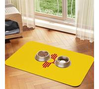 WZYCWB Mantel individual con diseño de la bandera de Nuevo México de 30 x 45 cm, para gatos y perros, plegable y fácil de almacenar