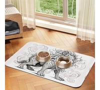 WZYCWB Mantel individual para mascotas, 30 x 45 cm, diseño de animales mitológicos, para gatos y perros, plegable y fácil de almacenar