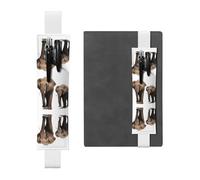 WZYCWB Marcapáginas ajustable de elefante enorme, soporte de cuero para bolígrafos, perfecto para el regreso a clases, regalo de Navidad, soporte de cuero para bolígrafos,