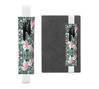 WZYCWB Marcapáginas ajustable de unicornio con pelo rosa, soporte para bolígrafos de cuero, perfecto para regalo de Navidad de vuelta a clases, soporte de cuero para bolígrafos,