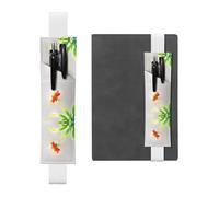 WZYCWB Marcapáginas de cuero con diseño de flores que miran al sol, soporte ajustable de cuero, perfecto para regalos de Navidad de vuelta a la escuela