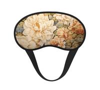 WZYCWB Máscara de ojos estampada Flowers in The Garden, cobertura completa, alivia la fatiga ocular