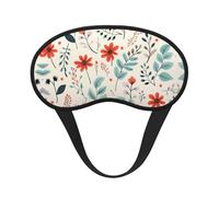 WZYCWB Máscara de ojos para dormir con estampado floral, cobertura completa, alivia la fatiga ocular