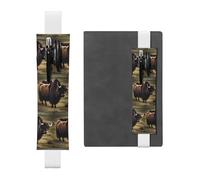 WZYCWB Mighty Highland Yak Diary, los soportes para bolígrafos de PVC y los soportes para bolígrafos con bandas elásticas y marcadores son las mejores opciones de regalo.