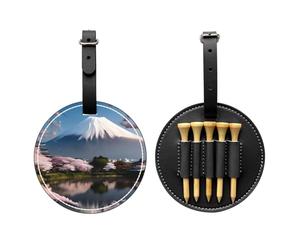 WZYCWB Mt. Fuji in Early Spring - Bolsa de almacenamiento para camiseta de golf impresa especial, diseño de hebilla portátil para colgar, Black, Talla única, Maleta