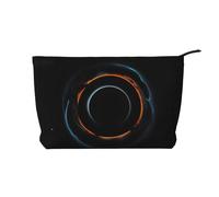 WZYCWB Mysterious Cosmic Black Holes - Bolsa de cosméticos de pana portátil con cremallera para mujer, adecuada para viajes y almacenamiento diario, cosméticos