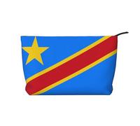 WZYCWB Neceser con diseño de bandera alemana, esencial para organizar cosméticos y productos para el cuidado de la piel., Bandera del Congo, Talla única
