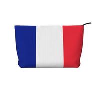 WZYCWB Neceser con diseño de bandera alemana, esencial para organizar cosméticos y productos para el cuidado de la piel., bandera de Francia, Talla única
