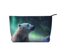 WZYCWB Neceser con patrón de cachorro, esencial para organizar cosméticos y productos para el cuidado de la piel., Oso polar en la nieve, Talla única