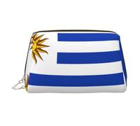 WZYCWB Neceser de piel con estampado de bandera alemana, perfecto para llevar o organizar el hogar, Bandera de Uruguay, Talla única