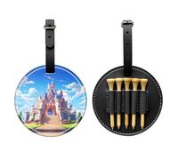 WZYCWB Outside The Castle - Bolsa de almacenamiento para camisetas de golf con impresión especial, diseño de hebilla portátil para colgar, Black, Talla única, Maleta