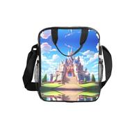 WZYCWB Outside the castle - Bolso de hombro transparente con cremallera y correa para el hombro para mujeres y hombres, trabajo, compras