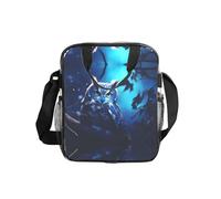 WZYCWB Owl in the Moonlight - Bolso de hombro transparente con cremallera y correa para el hombro, para mujeres y hombres, trabajo, compras