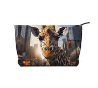 WZYCWB Panda Cubs in The Forest - Bolsa de almacenamiento para artículos de aseo personal, esencial para organizar cosméticos y productos para el cuidado de la piel., New York Giraffe Street, Talla