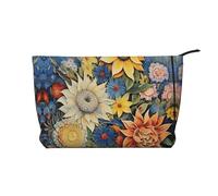 WZYCWB Panda Cubs in The Forest - Bolsa de almacenamiento para artículos de aseo personal, esencial para organizar cosméticos y productos para el cuidado de la piel., Óleo sobre lienzo, girasol, Talla