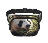 WZYCWB Panda Eating Bamboo - Riñonera deportiva de moda y moderna, bolsa pequeña de viaje ligera