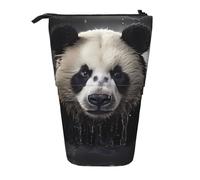 WZYCWB Panda in The Water - Contenedor de almacenamiento retráctil para bolígrafos, brochas de maquillaje o bolsas con cordón para monedas.