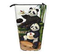 WZYCWB Pandas of Father and Son - Portalápices retráctil impreso para dormitorio u oficina.