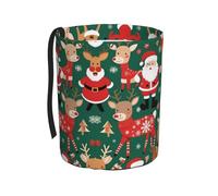 WZYCWB Papelera colgante de Papá Noel y ciervo de Navidad, práctico y conveniente, adecuado para múltiples modelos de coche, proporciona un espacio de almacenamiento ideal