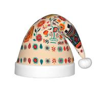 WZYCWB Patrones étnicos especiales para niños, sombreros de fiesta de Navidad, suaves y cómodos, suaves con la piel, regalos de fiesta de clase de jardín de infantes