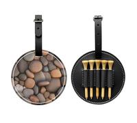 WZYCWB Pebbles in The Beach - Bolsa de almacenamiento para camisetas de golf, diseño de hebilla portátil para colgar, Black, Talla única, Maleta