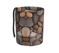 WZYCWB Pebbles in The Beach - Cubo de basura plegable para coche, accesorios de caja de almacenamiento para automóvil, adecuado para viajes, SUV, camión, sedán