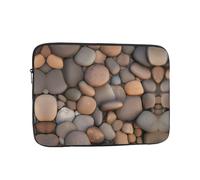 WZYCWB Pebbles in the beach - Funda estampada para portátil de 10 a 17 pulgadas, perfecta para negocios, oficina, escuela o universidad.