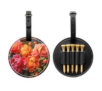 WZYCWB Peonies in Full Bloom - Bolsa de almacenamiento para camisetas de golf con estampado especial, diseño de hebilla portátil para colgar, Black, Talla única, Maleta