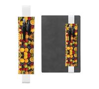 WZYCWB Plato de frutas frescas con gotas de agua, estuches para lápices, soportes de PVC para bolígrafos y soportes para bolígrafos con bandas elásticas y marcadores son las mejores opciones de regalo