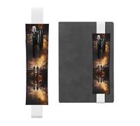 WZYCWB Portalápices de cuero para bolígrafos de bomberos que luchan contra incendios, soporte ajustable de cuero, perfecto para regalos de Navidad de regreso a clases