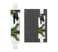 WZYCWB Portalápices de piel con diseño de lagarto mirando hacia el cielo, soporte ajustable de cuero, perfecto para regalos de Navidad de vuelta a la escuela