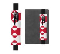 WZYCWB Portalápices de PVC de gran capacidad con diseño de bandera de Groenlandia + bolsa creativa para bolígrafos con banda elástica y diseño antideslizante