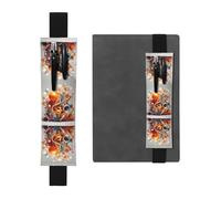 WZYCWB Portalápices de PVC de gran capacidad con diseño de espirales y bolas coloridas en 3D + bolsa creativa para bolígrafos con banda elástica y diseño antideslizante