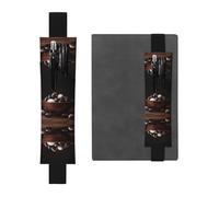 WZYCWB Portalápices de PVC de gran capacidad con estampado de huevos de mil años + bolsa creativa para bolígrafos con banda elástica y diseño antideslizante