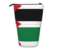 WZYCWB Portalápices retráctil impreso con la bandera del Estado de Palestina para uso en dormitorio u oficina.